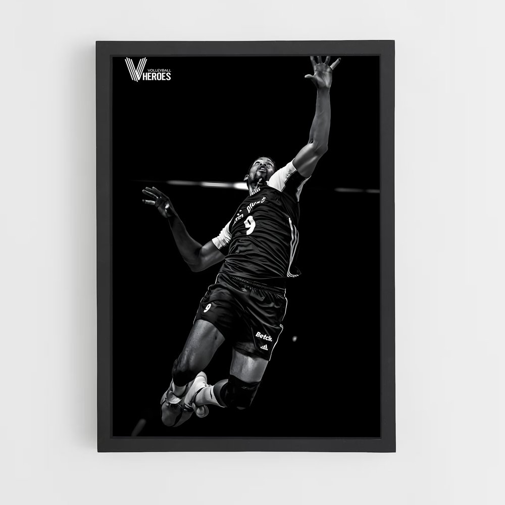 Poster Saut de Léon – affiche Volleyball (vue 2)